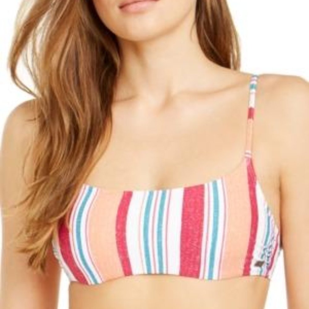 Roxy STRIPE Hidden Underwire Bralette Bikini Top